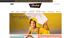Desktop Screenshot of broadwaybounddance.com